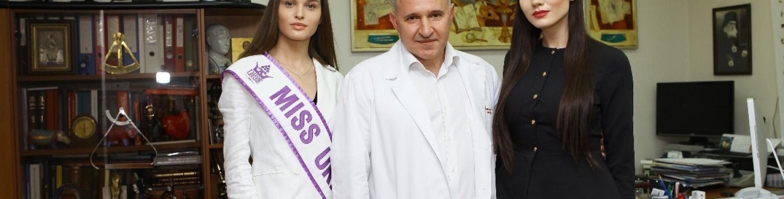 Міс Україна 2018 Леоніла Гузь відвідала "Інститут серця"